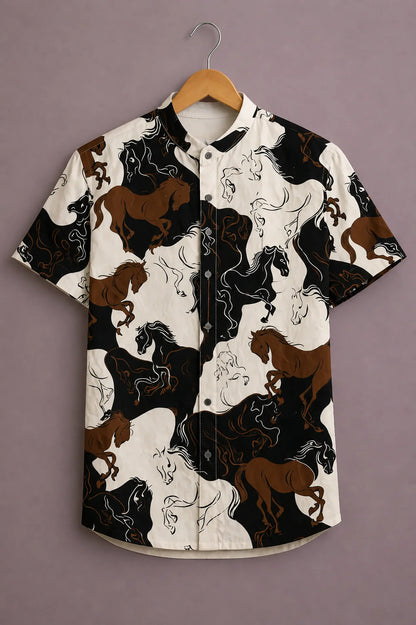 SharpShirt Horse Print Premium Shirt