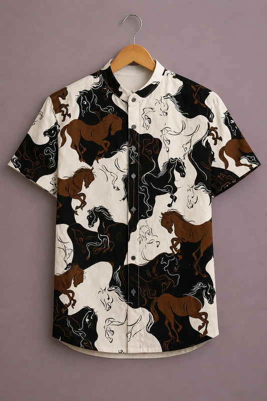 SharpShirt Horse Print Premium Shirt
