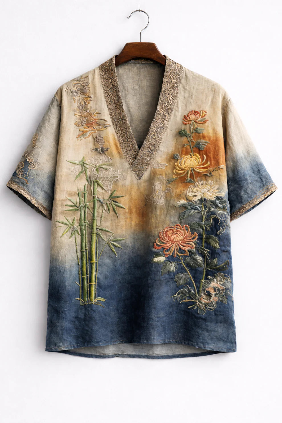 Ocean Wave Crane Japanese Art Shirt