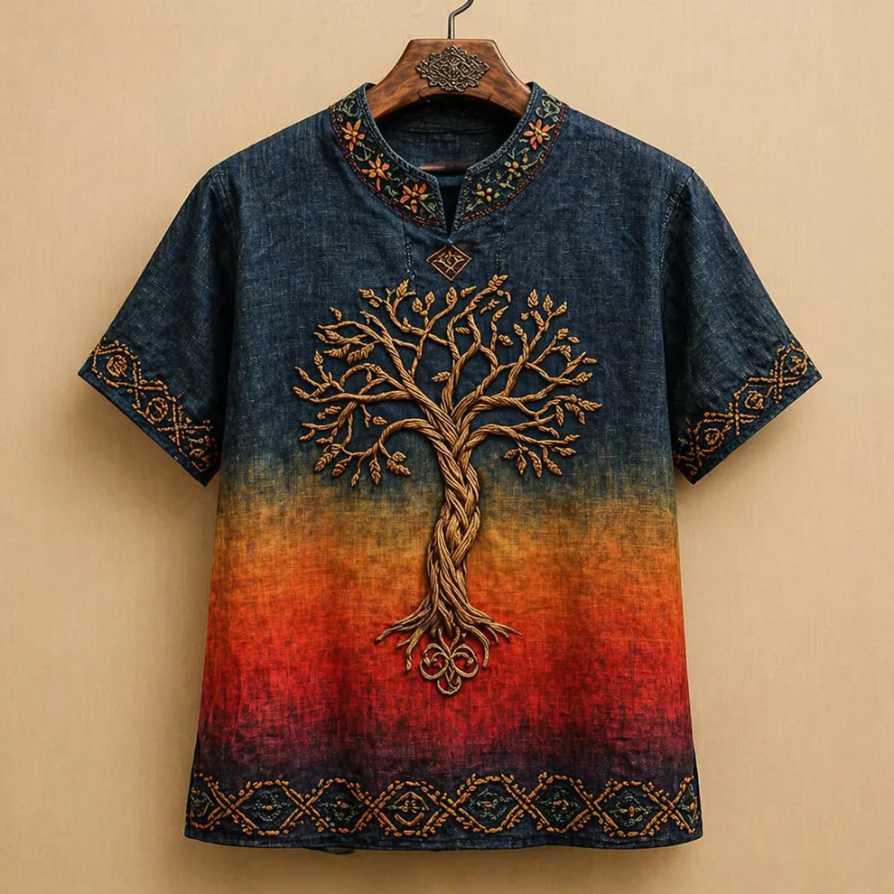 SharpShirt Mystic Tree Gradient Tunic
