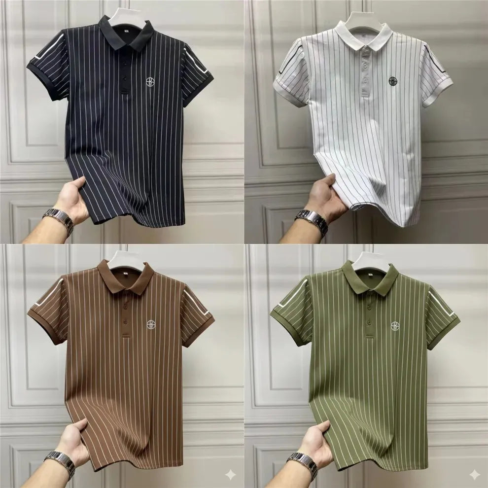 Monaco Stripe Polo Collection