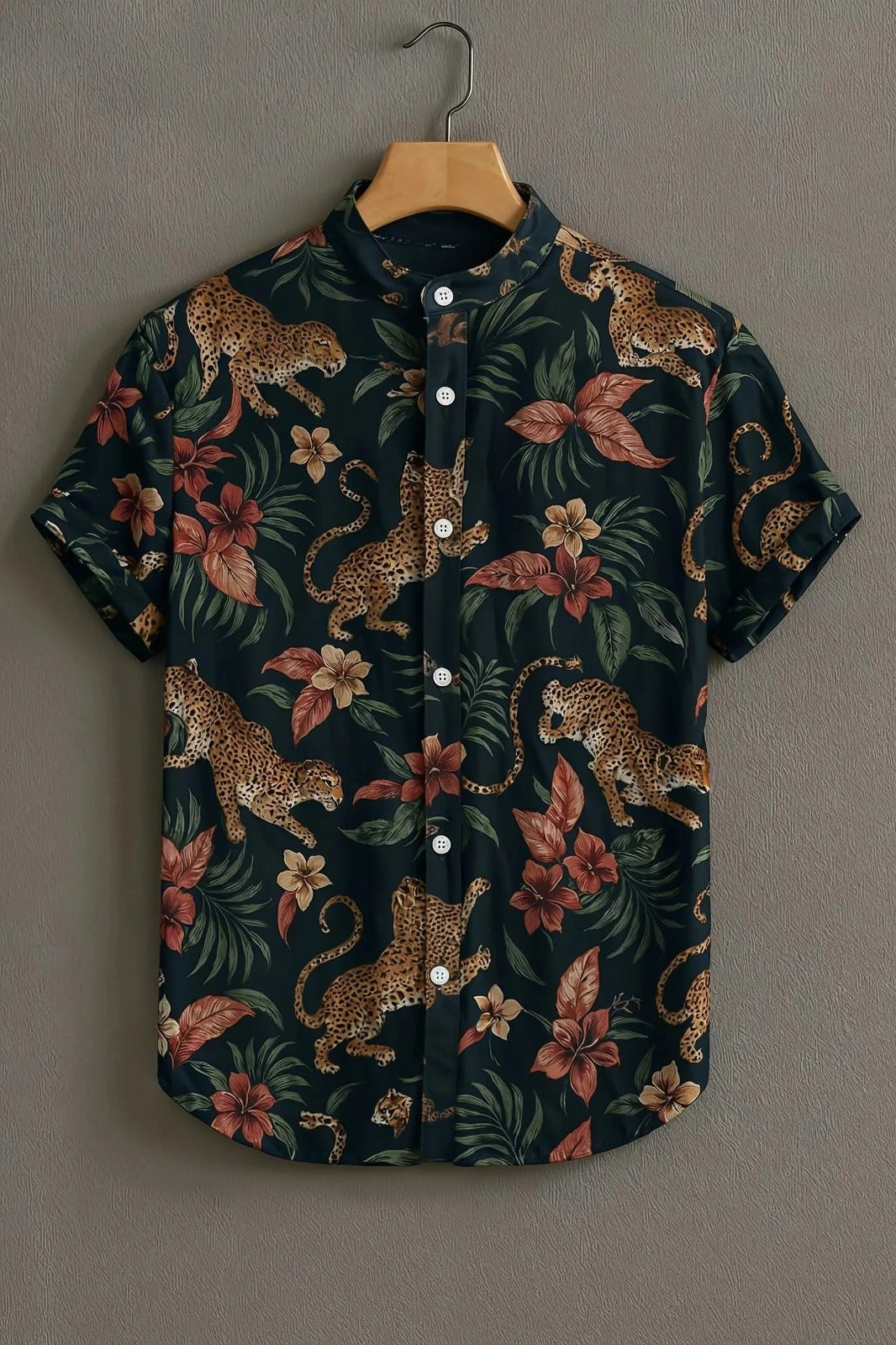 SharpShirt Wild Jungle Print Shirt