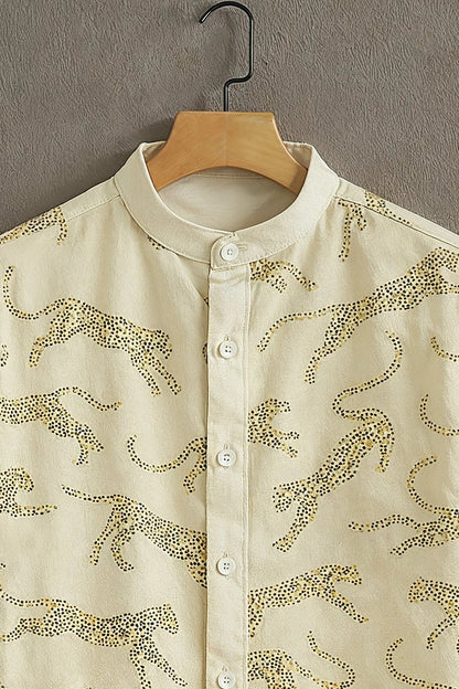 SharpShirt™ Wild Leopard Print Shirt