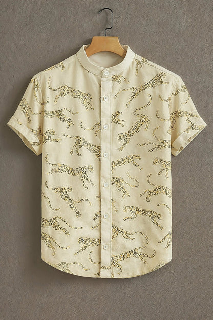 SharpShirt™ Wild Leopard Print Shirt