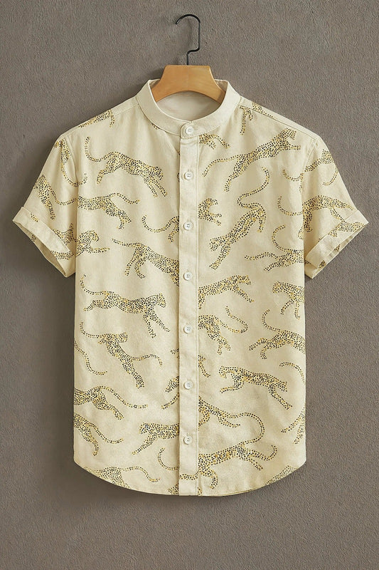 SharpShirt™ Wild Leopard Print Shirt