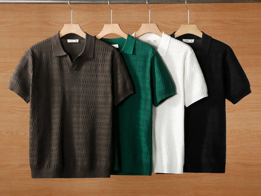 Prestige Textured Knit Polo Collection